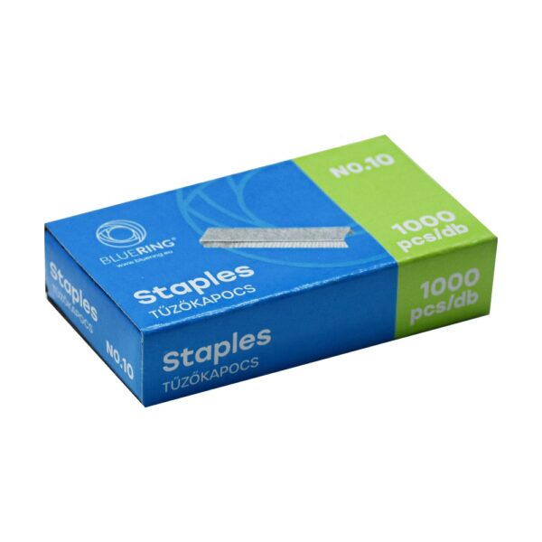 Tűzőkapocs NO.10 1000 db/doboz, Bluering®