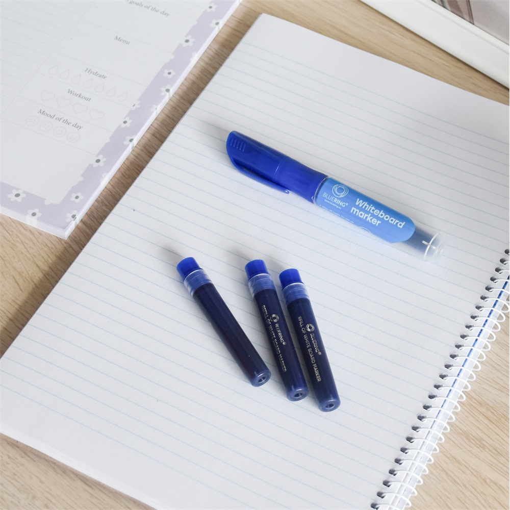 Utántöltő patron cserélhető betétes táblamarkerhez Bluering kék - Image 2