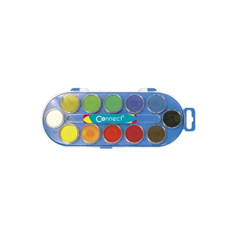 Vízfesték készlet, 12db-os, 30mm, festékgombokkal Connect - Image 2