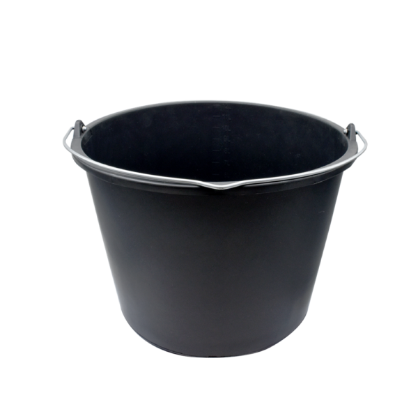 Vödör 12 literes műanyag fedél nélkül fém füllel