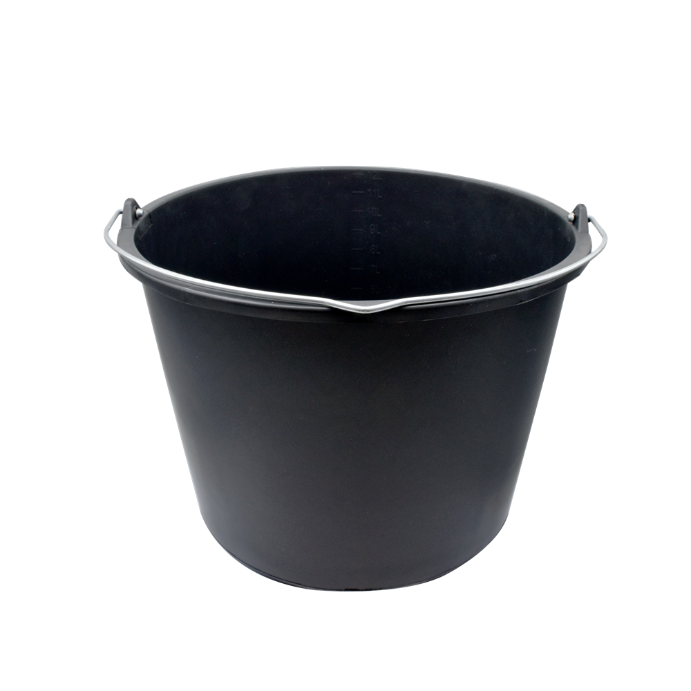 Vödör 12 literes műanyag fedél nélkül fém füllel