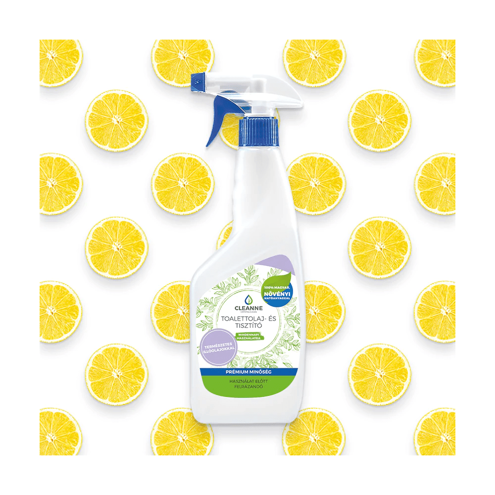 WC illatosító olaj szórófejes 500 ml Cleanne_Környezetbarát Levendula - Image 2