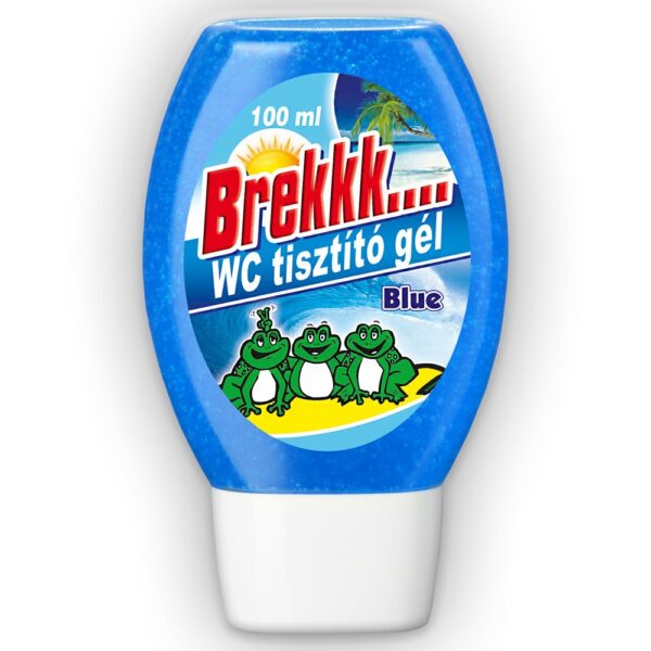WC tisztító gél utántöltő 100 ml Brekk kék