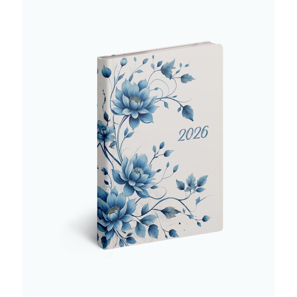 Zsebnaptár álló Fiestina light hölgyeknek B/6, heti virágminta Realsystem 2026.