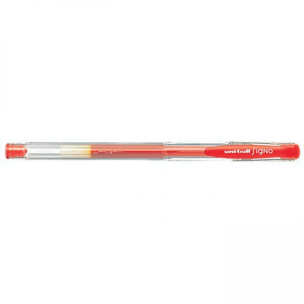 Zseléstoll 0,5mm, Uni UM-100, írásszín piros