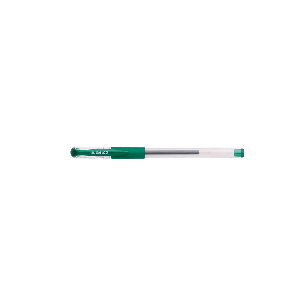 Zseléstoll 0,5mm, kupakos GEL-Ico, írásszín zöld - Image 2