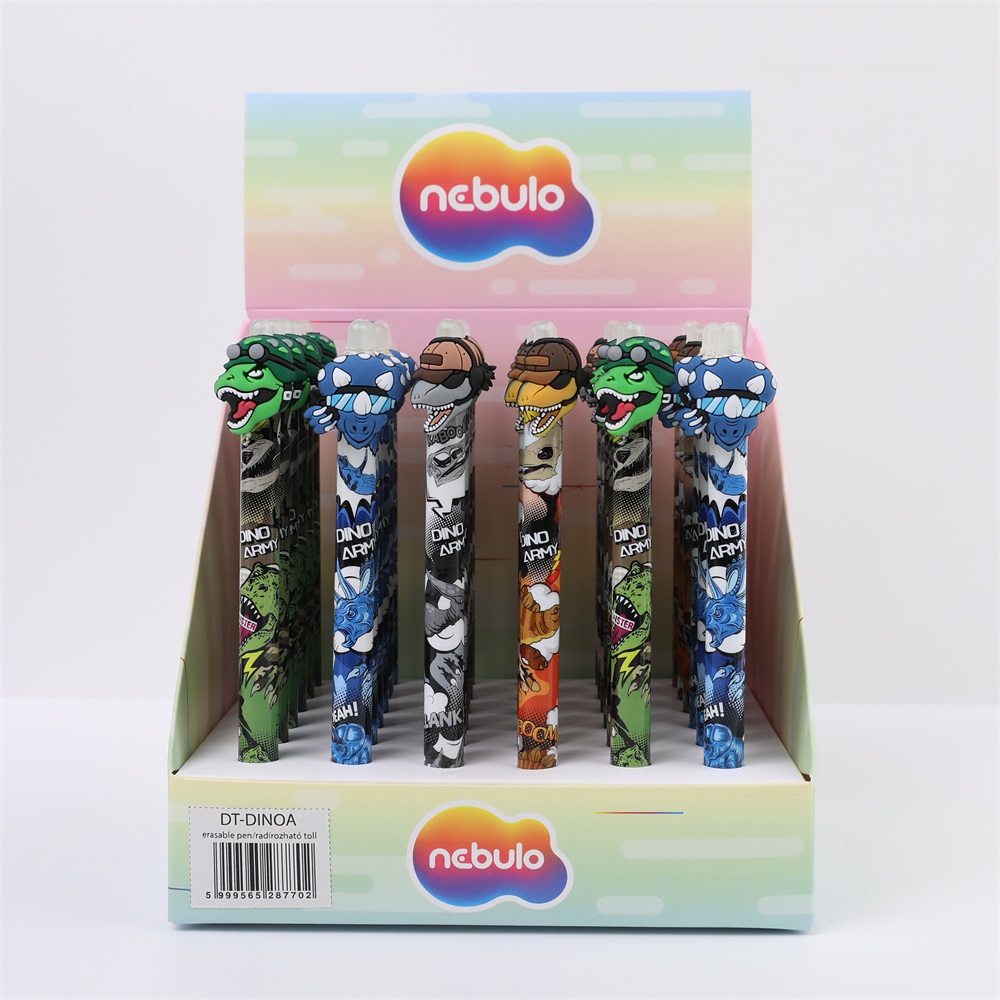 Zseléstoll radírozható, Dino Army, 36 db/display Nebulo - Image 3