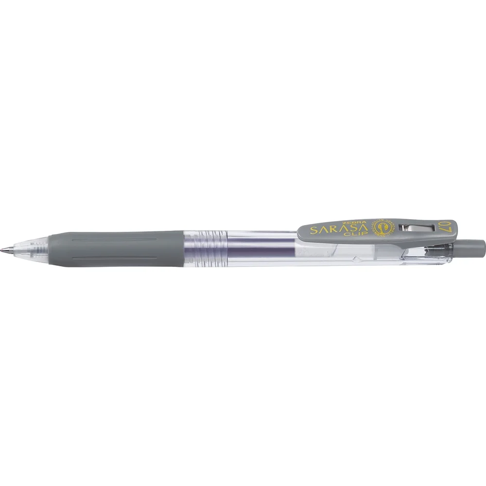 Zseléstoll 0,5 mm Zebra Sarasa Clip, szürke