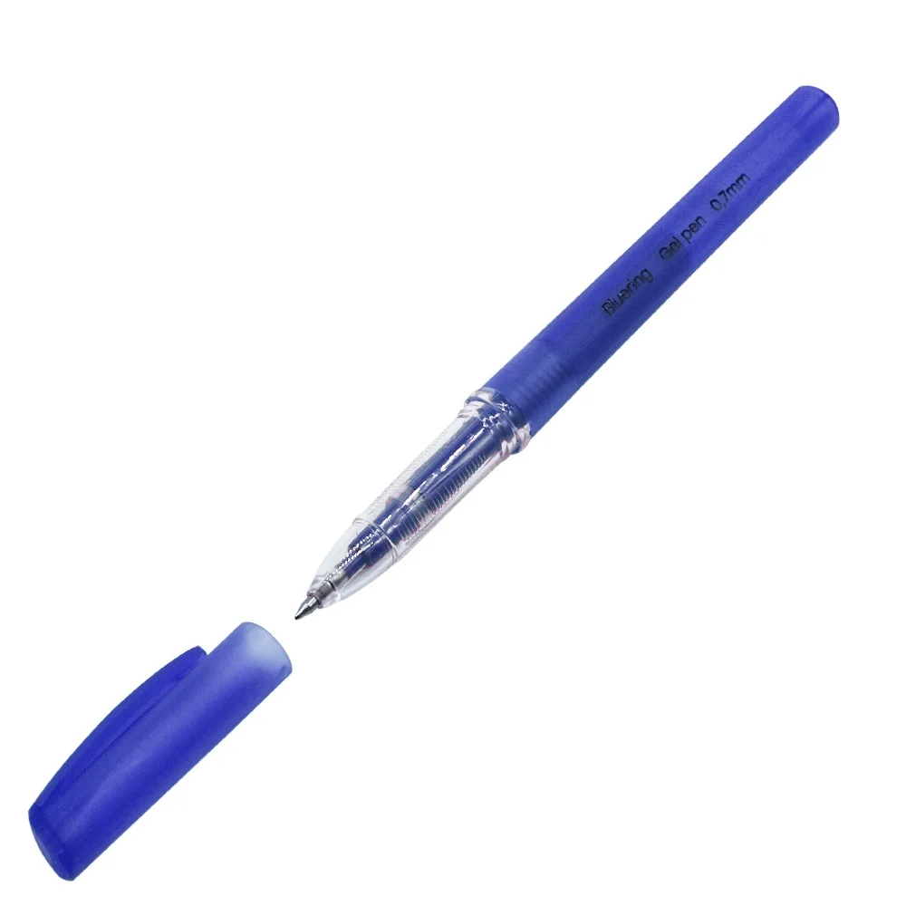 Zseléstoll kupakos gumis fogó, Bluering® Nova írásszín kék